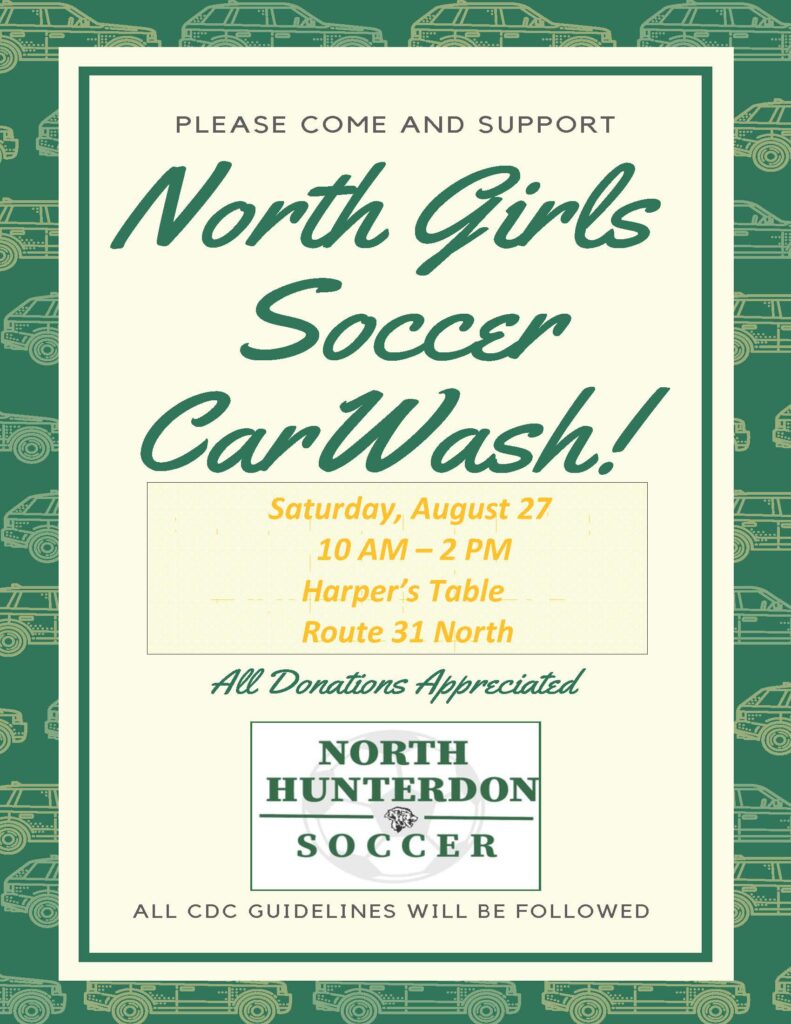 flyer with car wash info as listed in text.