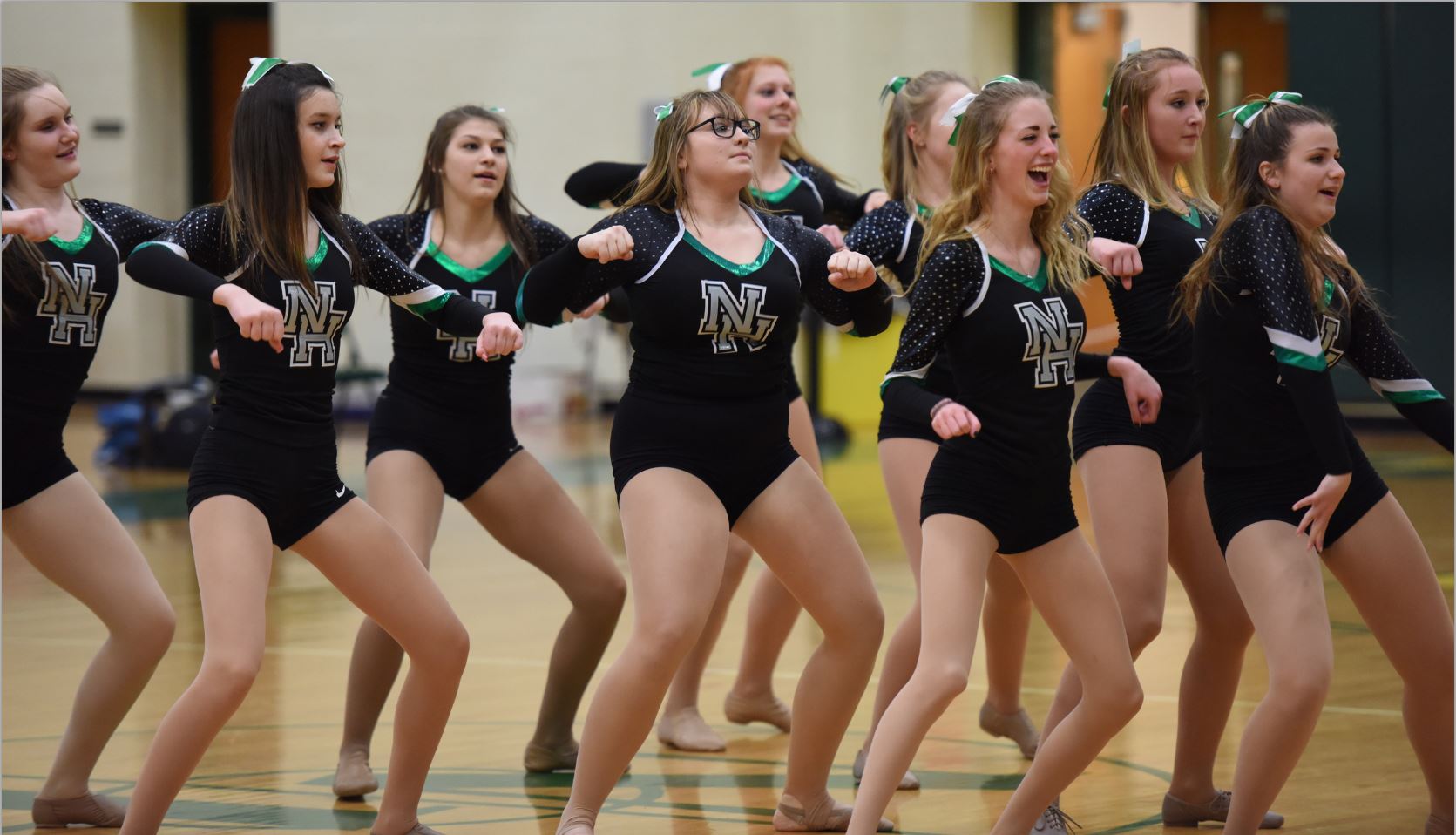 The CheerDance teams excel at the HC Invitational