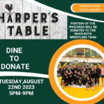 photo of dine and donate flyer